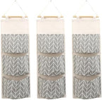 COVRA 3-Pack Wall Hanging Storage Bags – Over-the-Door Organizers by Unknown