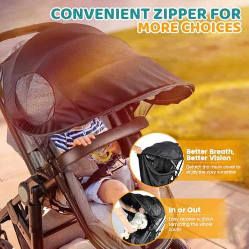 Orzbow Stroller Sun Shade Cover - Image 5