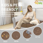 Easy-Going Waterproof Cushion Covers Set, Quilted Stretch 2-Piece Sofa Seat - Image 5