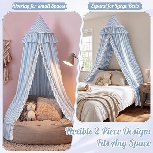 SmoothNovelty Blue Bed Canopy - Image 4