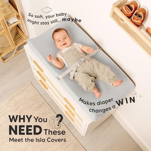 2-Pack Baby Changing Pad Cover for Girl - Image 2