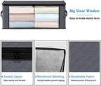 HomeHacks 10-Pack Clothes Organizer Storage Bags, 35L Storage Bins - Image 3