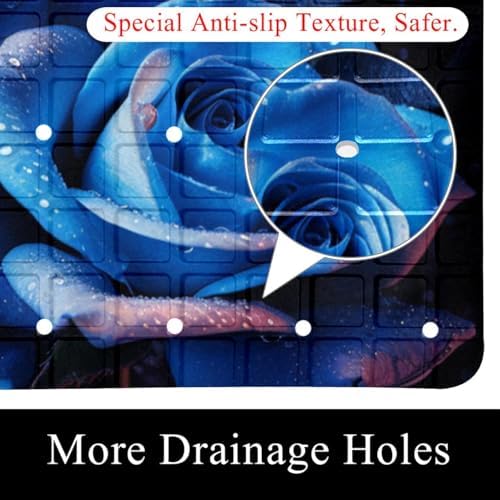 Bathtub Mat Non Slip 26.8x15.1In, Bathroom Decor PVC Shower Mats - Image 2