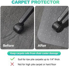 Thickened Chair Mat for Carpet- Low Pile Carpet Protector for Office Computer - Image 3