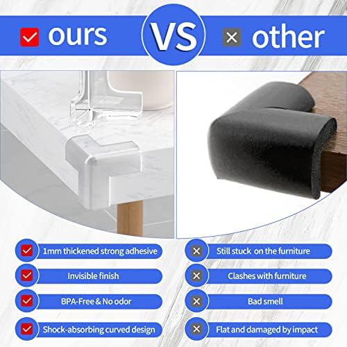 18 Pack Corner Protectors Baby Proof Corners and Edges Protector, Extra Large - Image 2