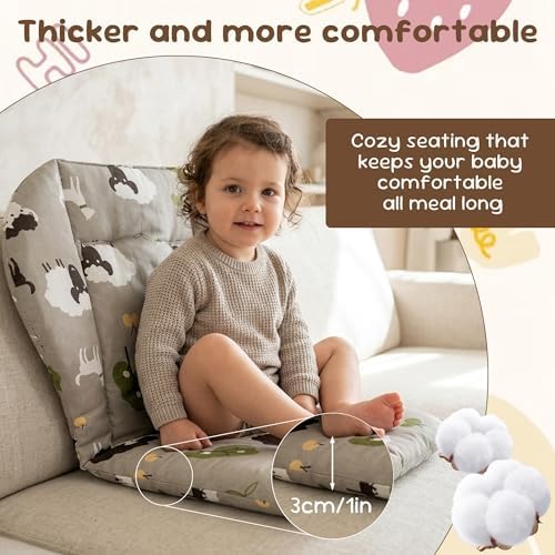 Kocpudu High Chair Cushion, High Chair Pad, Seat Cushion - Image 6