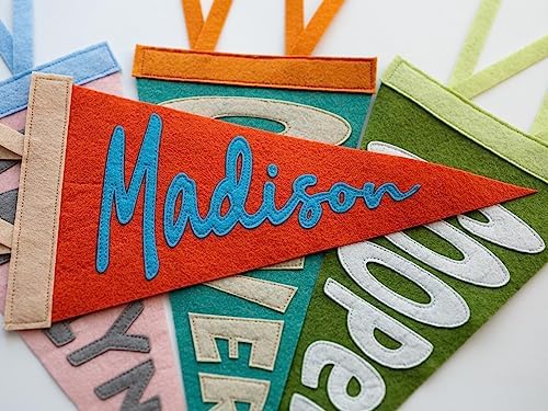 Rosanbella Personalized Name Pennant, Custom Felt Wall Decor - Image 3