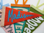 Rosanbella Personalized Name Pennant, Custom Felt Wall Decor - Image 3