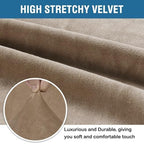 H.VERSAILTEX Stretch Velvet Sofa Covers Large Couch Covers Sofa Slipcovers - Image 3