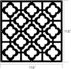 Stepstall 12 Pcs PVC Hanging Room Divider, Thick Decorative Flower Design Room - Image 2