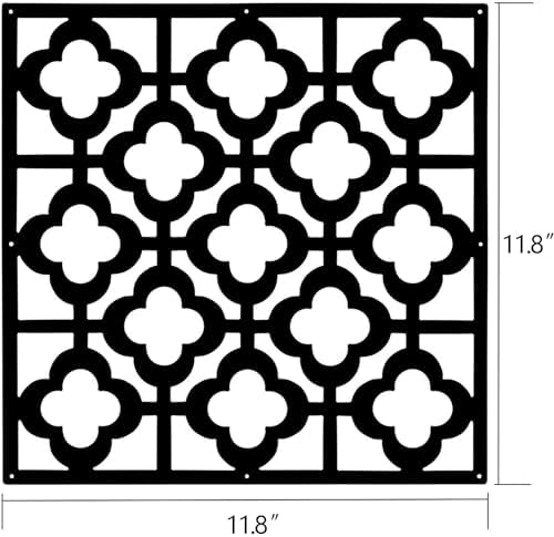 Stepstall 12 Pcs PVC Hanging Room Divider, Thick Decorative Flower Design Room - Image 2
