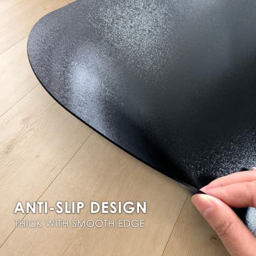 Kuyal Chair mat for Hardwood Floor, 46 x 53 inches Rectangle Floor Mats - Image 6