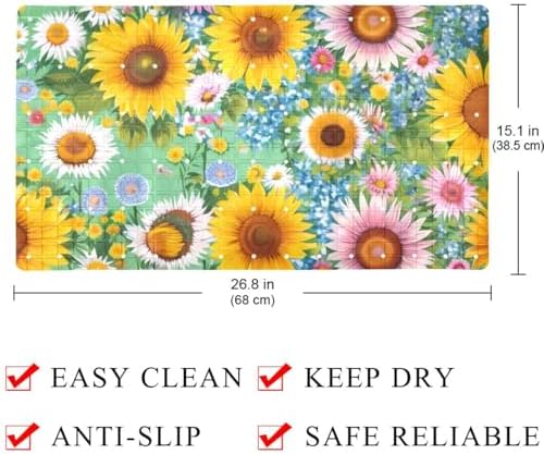 Shower Mat Bathtub Mat, 26.8x15.1 inch, Non-Slip Bath Mat - Image 4