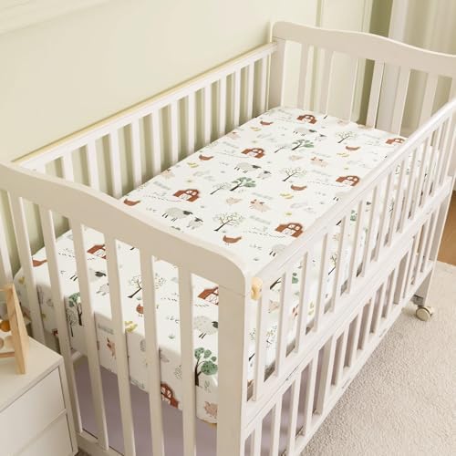 david's kids 3 Pack Mini Crib Sheets, Soft Breathable Premium Pack N Play Sheets - Image 5