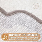 ORTIGIA Cute Scalloped Bathroom Rugs Set - Image 6