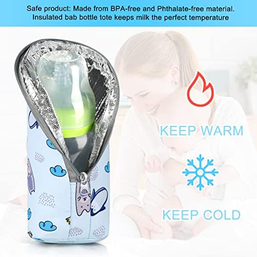 Accmor Baby Bottle Cooler Tote Bags, Insulated Breastmilk Cooler Bag, Nursing - Image 3