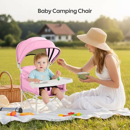 Cochildor 4-in-1 Portable Baby Chair, Foldable Toddler Booster Seat - Image 7