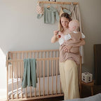 mushie Stretchy & Soft Crib Sheet | Fitted 28" x 52" - Image 4
