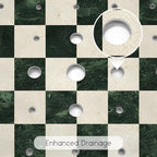 Bathtub Mat Non Slip, Checkered Square Bath tub Mat Shower Floor Mat - Image 4