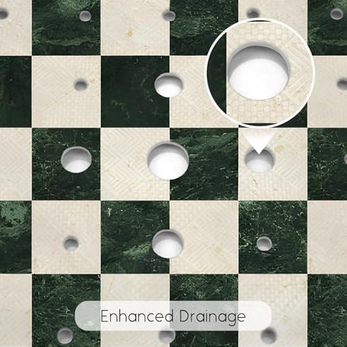 Bathtub Mat Non Slip, Checkered Square Bath tub Mat Shower Floor Mat - Image 4