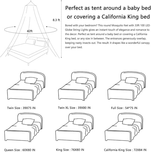 Comtelek Mosquito Net Bed Canopy - Image 5