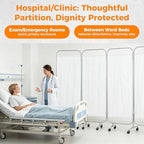 4-Panel Medical Privacy Screen - Image 5