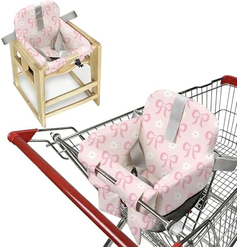 Padded Shopping Cart Cover for Baby, High Chair Cover for Restaurant Seat by Unknown