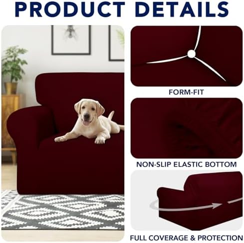 PureFit Waterproof Oversized Couch Cover Slipcovers - Image 2