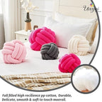 Uvvyui Knot Pillow Ball, Soft Home Decorative Pillows, Round Throw Pillow - Image 3