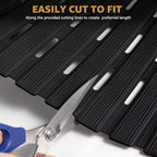 OTHWAY Non Slip Bathtub Mat, Soft TPE Black Shower Mat - Image 6