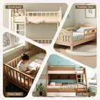 Toddlers' Bed Rail Bumpers Protector, Children's Bed Guardrail Padding - Image 6