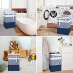 HomeHacks 2 Pack Large Laundry Baskets, Laundry Hampers Bags - Image 6