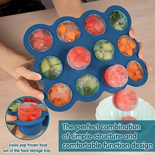 Silicone Freezer Tray with Lid, 1.5oz x 12 Pods - Image 5