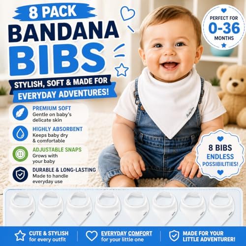 KiddyStar Premium Organic Cotton Bibs - Image 2