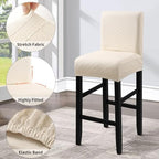 Fuloon Waterproof Barstool Covers Chair Slipcovers, 2 Pack - Image 4