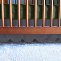 100% Microfiber Scalloped Crib Skirt 28"x 52" by Unknown