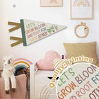 Plant Classroom Decor, Let’s Grow Greenery Plant Wall Banner - Image 6