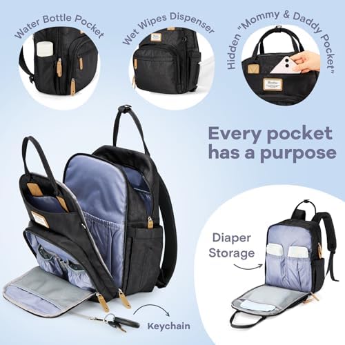 RUVALINO Baby Diaper Bag Backpack - Image 3