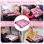 Airplane Tray Table Cover for Kids Organizer - Image 7