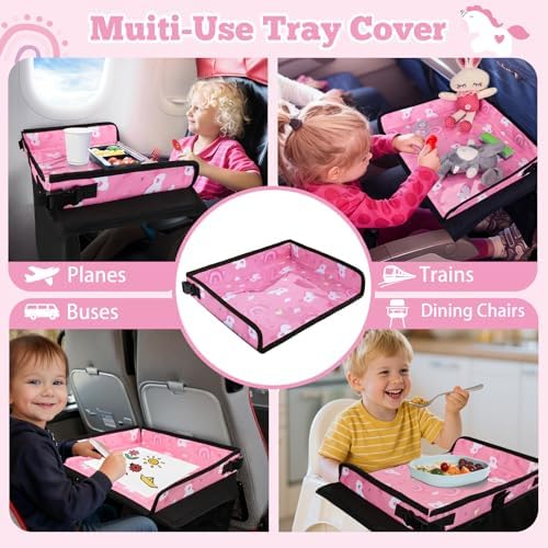 Airplane Tray Table Cover for Kids Organizer - Image 7