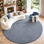 Keeko Round Area Rug 4ft for Living Room Bedroom, Soft Washable Circle Rug by Keeko