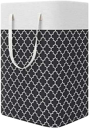 StorageRight Laundry Basket Hamper, 75L Clothes Storage, Clover Black by StorageRight
