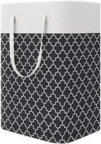 StorageRight Laundry Basket Hamper, 75L Clothes Storage, Clover Black by StorageRight