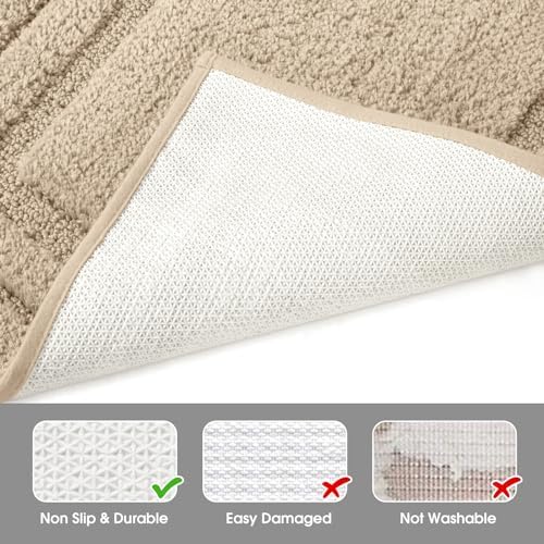 HOMEIDEAS Bathroom Rugs Sets 2 Piece, Super Soft and Absorbent Non Slip - Image 6