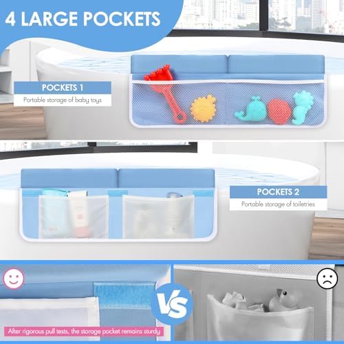 Baby Bath Kneeler and Elbow Rest Pad Set, bathtub kneeling pad - Image 5