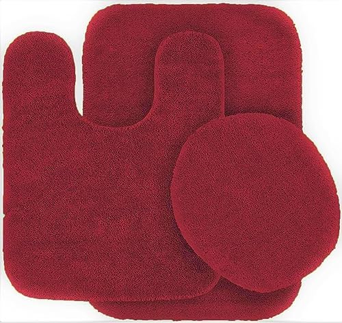 #6 Bath Mat, Contour Mat, and Lid Cover, by Unknown