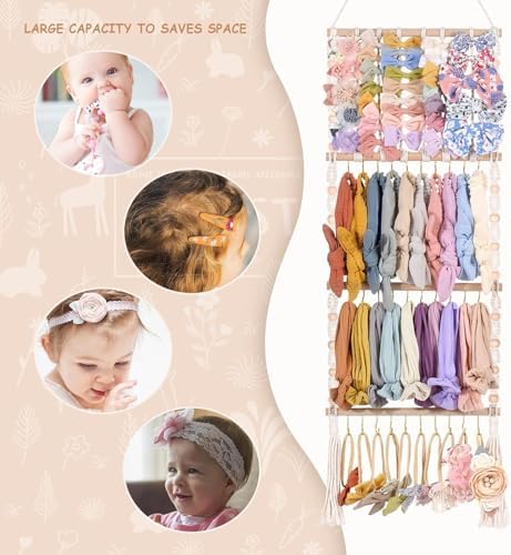 Headband Holder Bows Organizer For Girls Baby Hair Accessories Organizer - Image 2