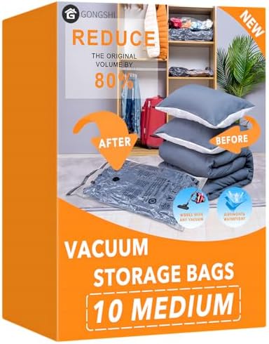 GONGSHI Vacuum Storage Bags for Clothing by GONGSHI