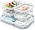 Clear Hard Shell Zipper Case, 5 Pack Diaper Bag Organizing Pouches, Hard by Unknown