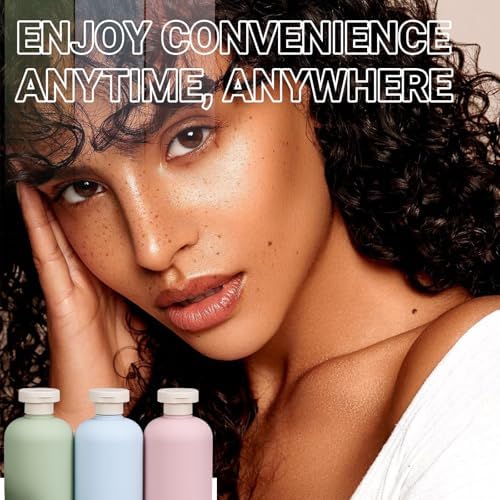 ASEVAT 8.8 oz Plastic Travel Refillable Shampoo Bottles, Empty Squeeze Bottles - Image 5